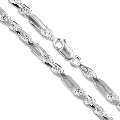 figaro silver chain for men