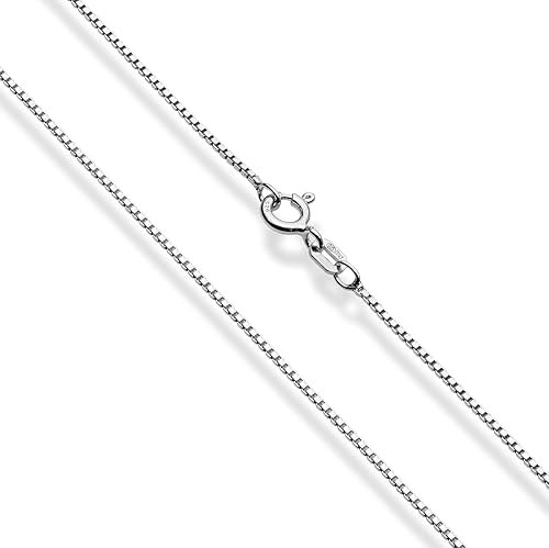 box silver chain for men