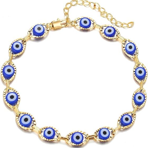 chain evil eye bracelet