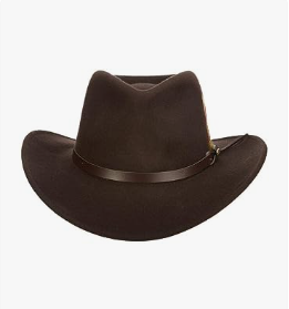 Indiana Jones Men's and Women's Wool Felt Fedora