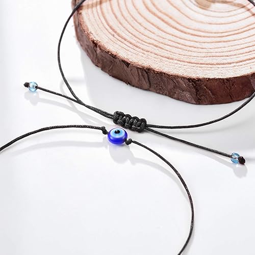 string evil eye bracelets