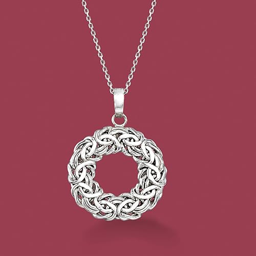 Byzantine silver chain