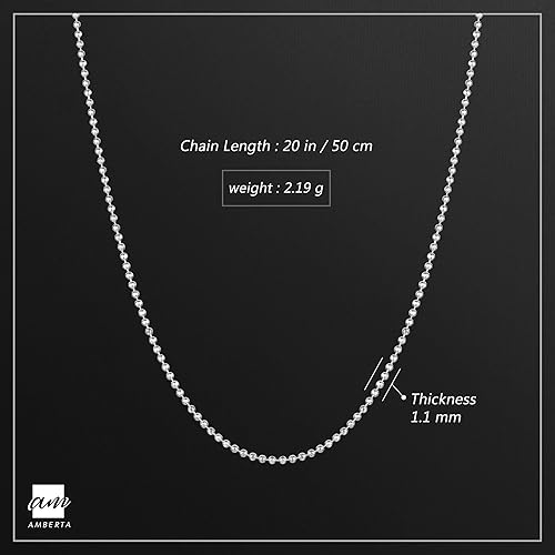 silver ball chain