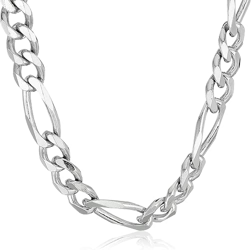 figaro silver chain for men