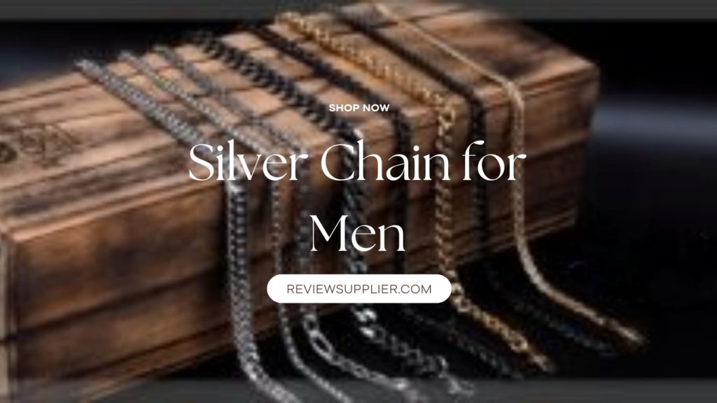 Silver chain for men