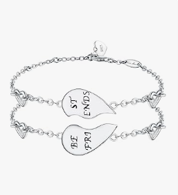 shop personalized heart bracelets