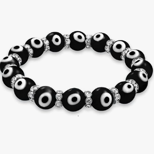 stretched evil eye bracelet