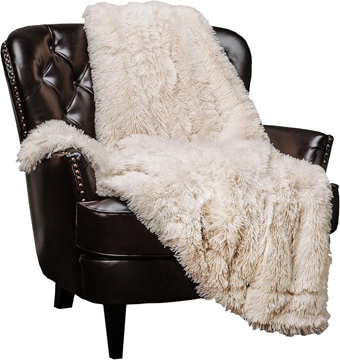 chanasya faux fur throw blanket