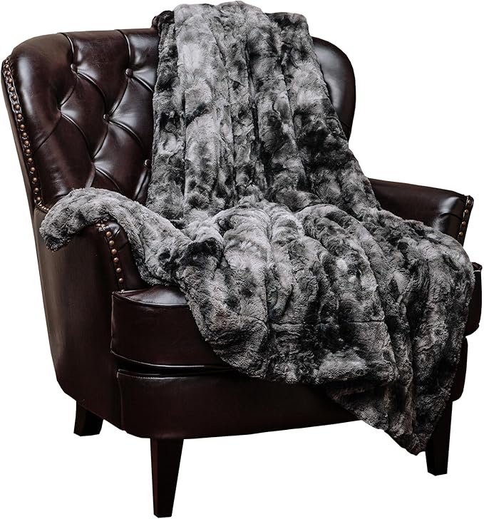 chanasya faux fur throw blanket