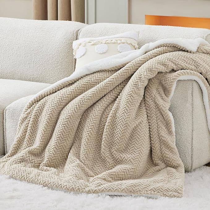 eddie bauer plush sherpa fleece blanket